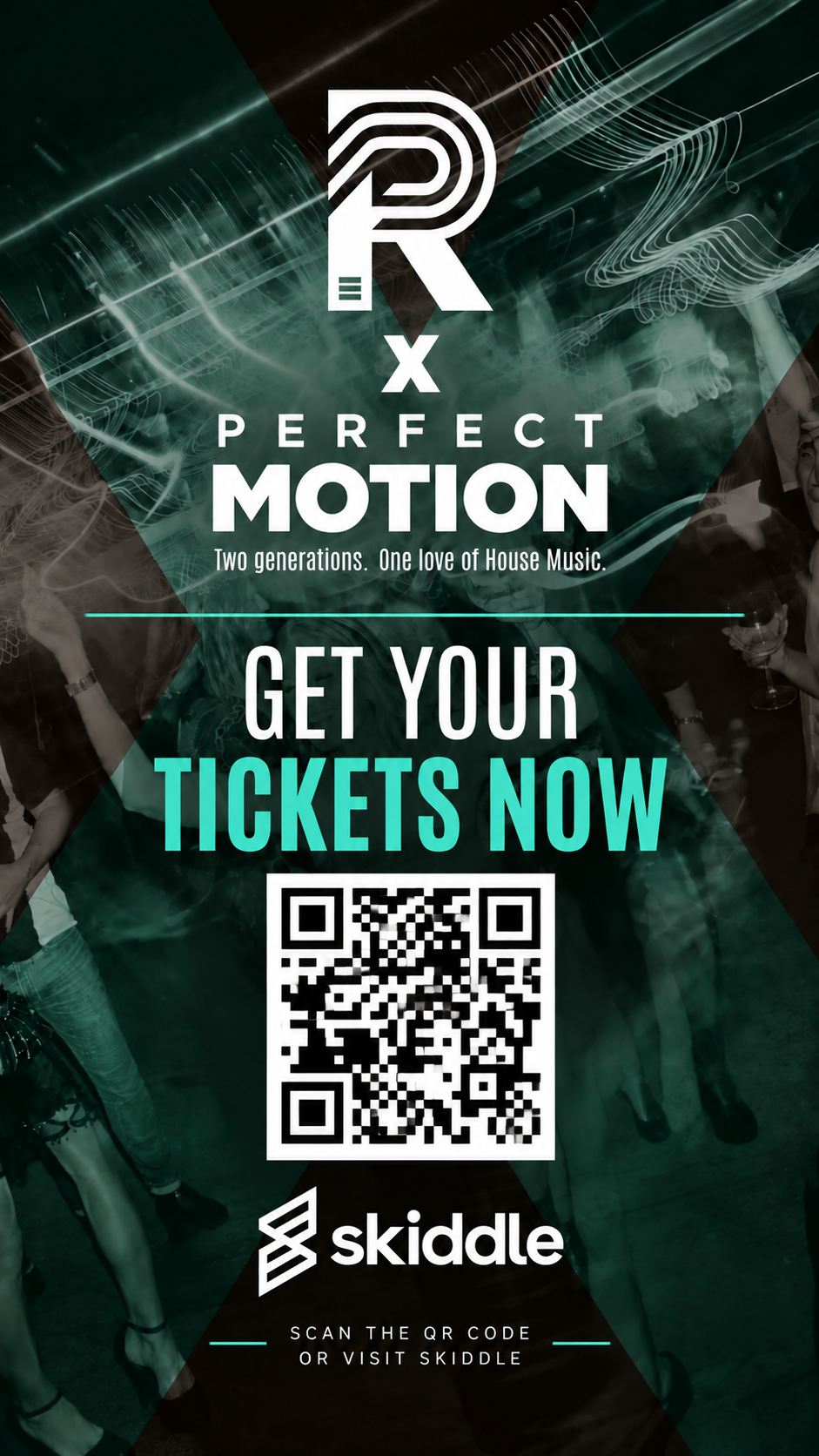 Skiddle ticket QR code for REM and Perfect Motion